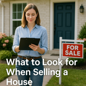 What to look for when selling a house
