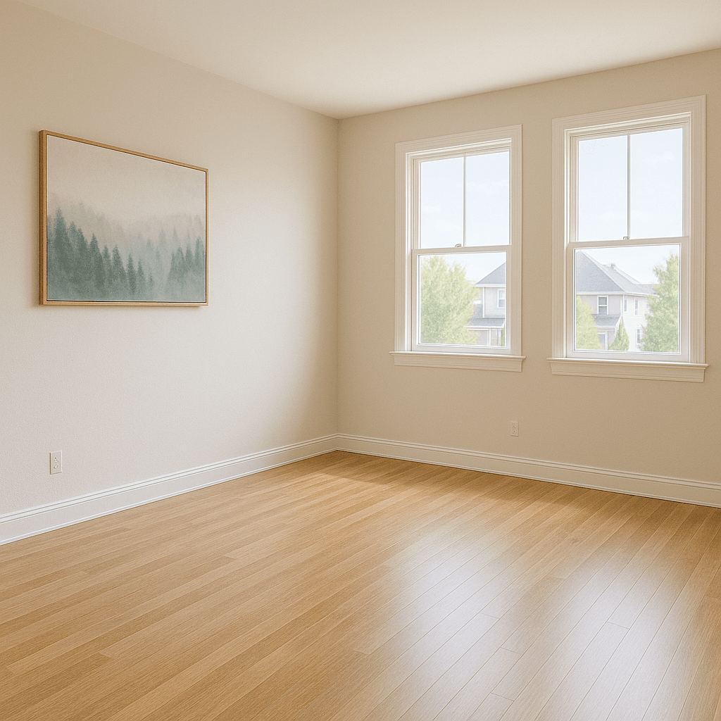 Home stage before and after